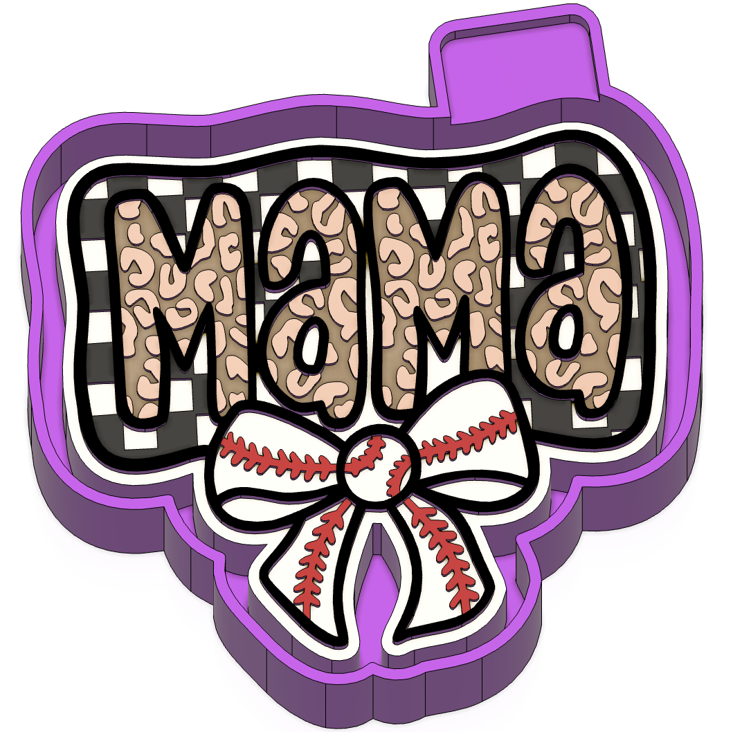 Baseball Mama Freshie mold