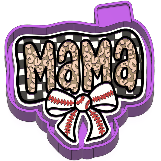 Baseball Mama Freshie mold