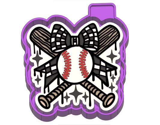 Baseball Freshie mold