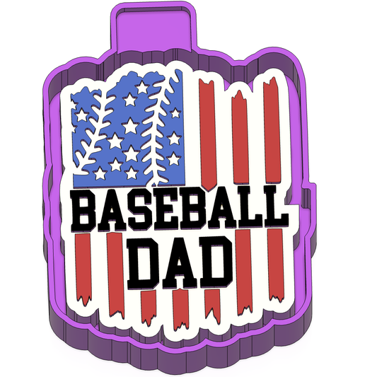 Baseball Dad Freshie mold