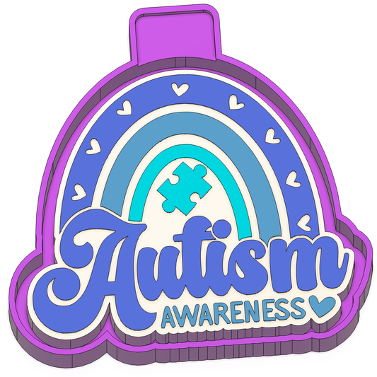 Autism awareness Freshie Mold