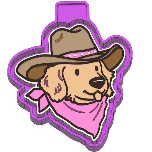 Western Dog Freshie Mold