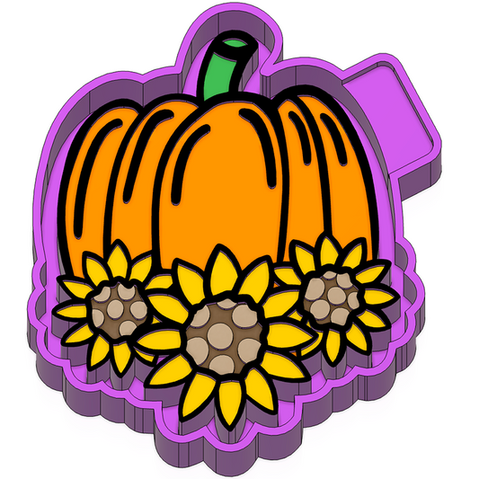 Fall pumpkin Freshie Mold