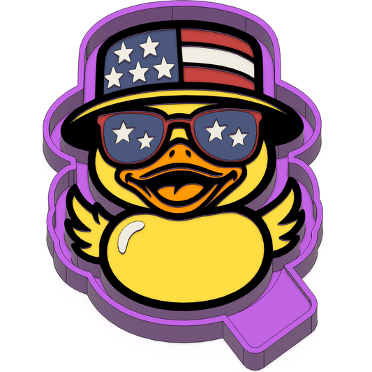 America Duck Freshie Mold