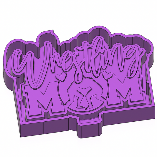 Wrestling Mom Freshie mold