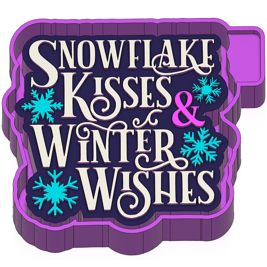 Snow Kisses freshie mold