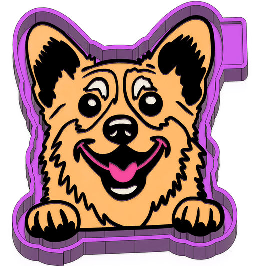 Corgi Dog  Freshie Mold