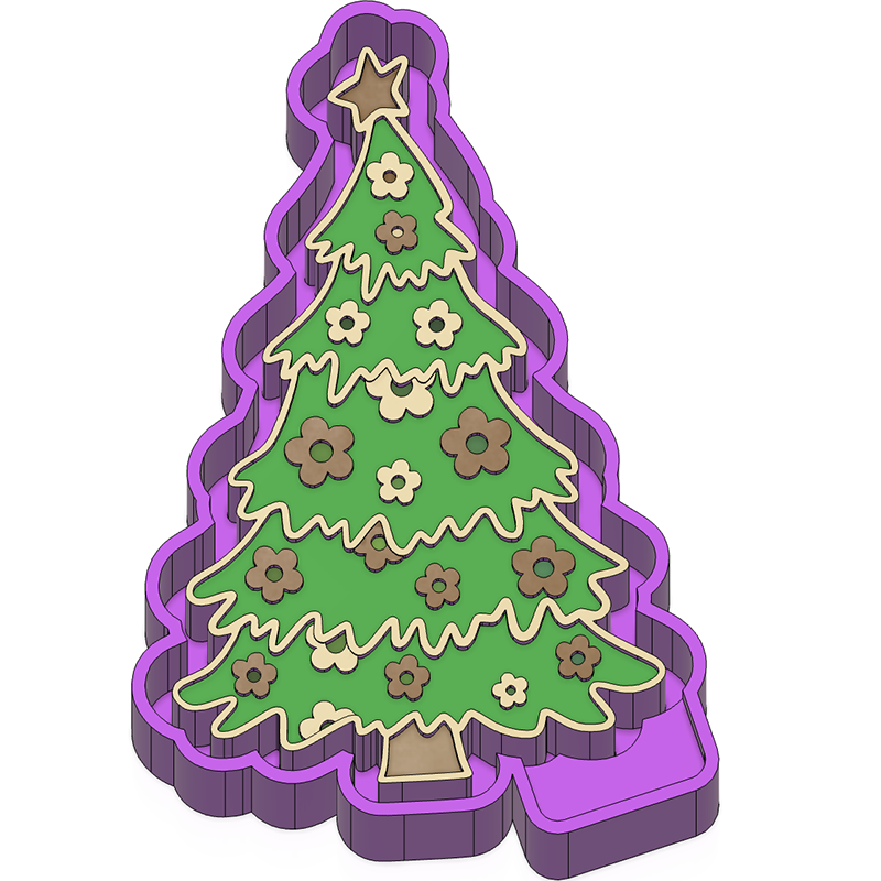 Christmas Tree freshie mold