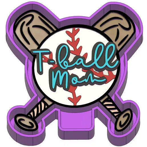 T Ball Mom Freshie mold