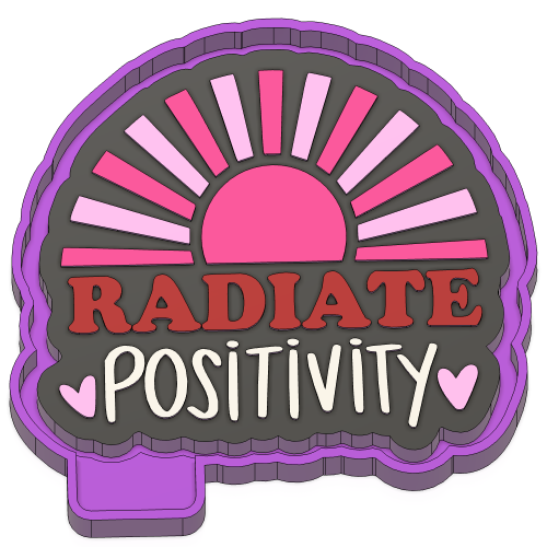 Radiate positivity Freshie mold