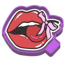Lips Cherry Freshie mold