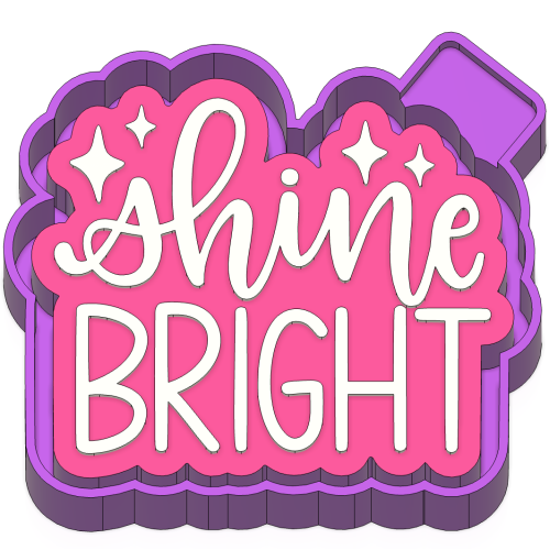 Shine Bright Freshie mold