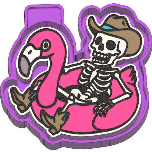 Floaty skelly Freshie mold
