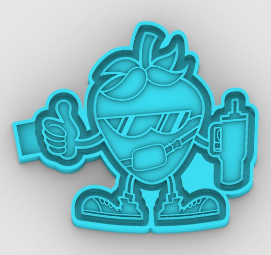 Strawberry Freshie mold