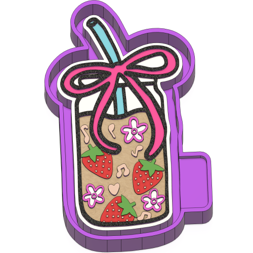 Strawberry Freshie Mold