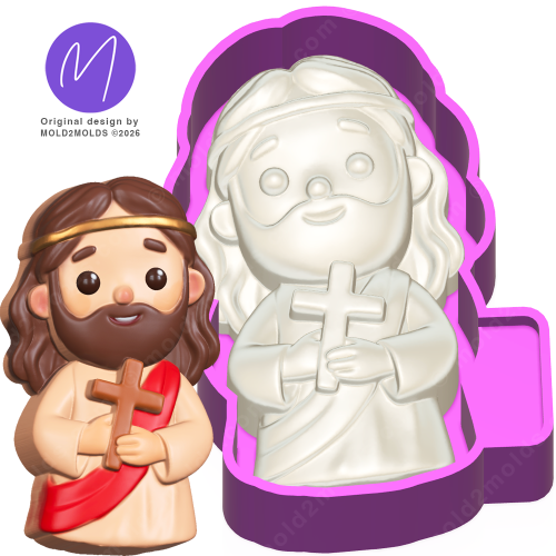 Jesus 3D Freshie Mold