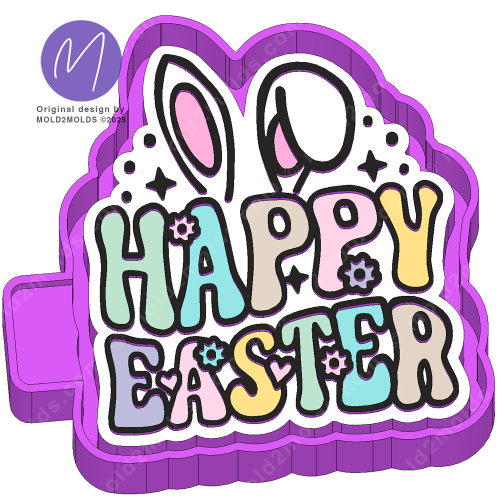 Happy Easter Freshie Mold