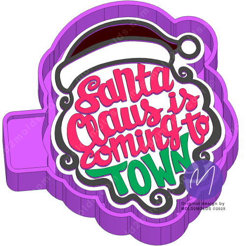 Santa Clause Freshie mold