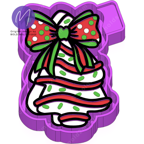 Tree Cake freshie mold