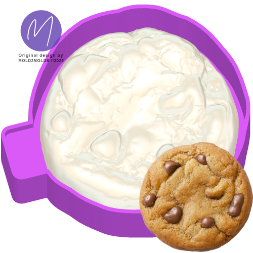 3D Cookie freshie mold