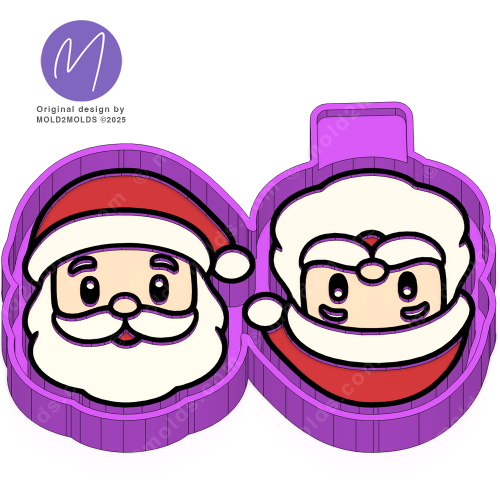 Santa vent freshie mold