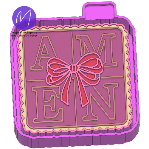 AMEN Bow Freshie Mold
