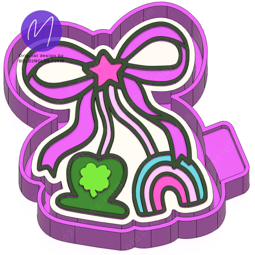Bow lucky charms Freshie mold