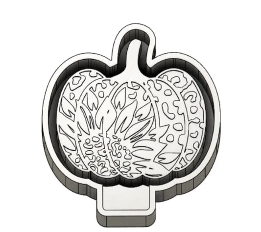 Sunflower Leopard Pumpkin Freshie mold