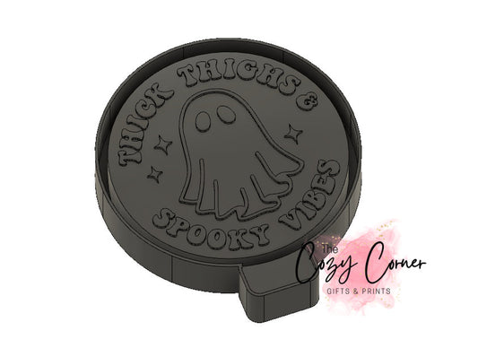 Thick Thighs Ghost Freshie mold
