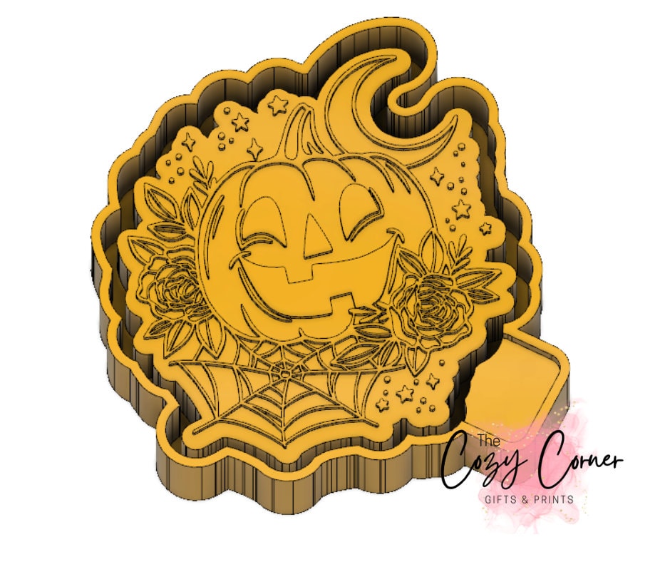 Flower Pumpkin Freshie mold